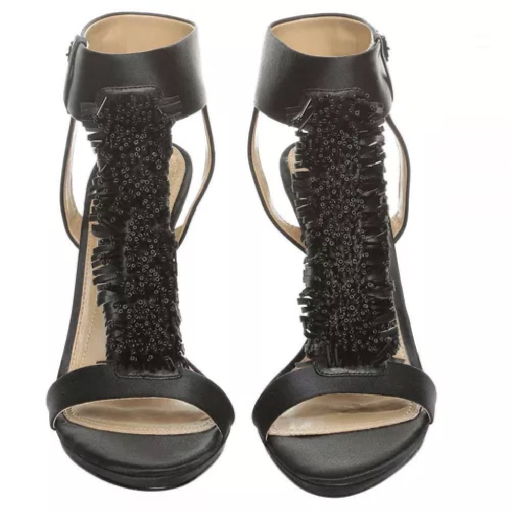 BCBG MaxAzria STYLE: MA-LIMBO, Size 8M, open toe pump high heel stiletto sandal